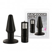 Vibrator Anal Back Door Black 
